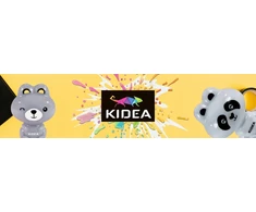Kidea 6 blizgančių tatuiruočių žymeklių rinkinys + šablonai