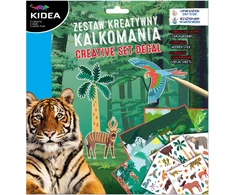 „Kidea Creative Set“ KLIPEDUKAI C PERĖJIMO LIPDUKAI 3 lapai Gyvūnai