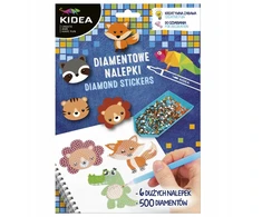 Kidea Diamond Stickers: Animals, Creative Craft Set