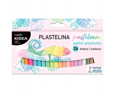 Kidea įvairiaspalvis plastilinas 48 vnt.