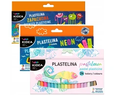 Kidea įvairiaspalvis plastilinas 48 vnt.