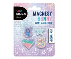 Kidea MAGNESY NA LODÓWKĘ TABLICĘ BUNNY KRÓLICZKI OZDOBNY DLA DZIECI