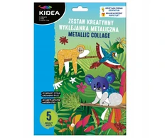 Kidea METALIC STICKSCREATIVE ANIMALS RINKINYS