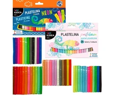Kidea plastelino rinkinys: 48 spalvų (neoninės ir pastelės)