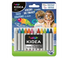 Kidea veido dažai 12 spalvų. „Kidea“ (KDT12KA)