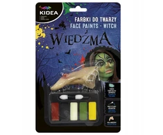 Kidea veido dažų rinkinys "ragana" 3+