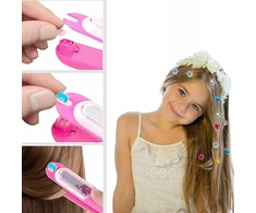 Kidino CRYSTAL HAIR CLIMER, KŪRYBINGAS DIY RINKINYS VAIKAMS,