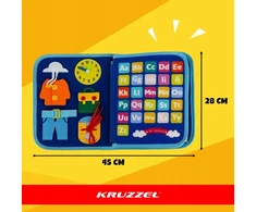 KIDINO MONTESSORI SENSORY BOOK XXL MANIPULIAVIMO LENTA 14IN1 Saugus