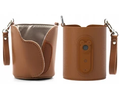 Kidnort Nešiojamas šildytuvas buteliams, pienui, vandeniui Varm Brown USB-C 40–65°C