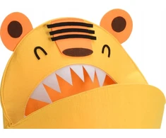 Kids Collection KOSZ POJEMNIK na zabawki do pokoju dziecięcego lew krokodyl filcowy kolory