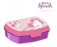 Kids Euroswan Dėžutė maistui "vienaragis" - "unicorn" - 18x14x6 cm