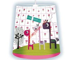 Kids Lampa abażur Lemon Ribbon Animal Sanctuary zwis
