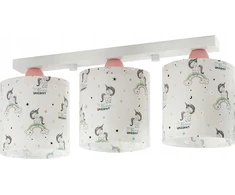 Kids Lampa sufitowa UNICORN Jednorożce listwa 42433