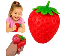 Kidsgifts Gniotek Strawberry Squishy Anti-stress Sensory Slow Rising Soft 7cm