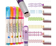 Kidsgifts Pisaki Do Szlaczków Wzorków Flamastry Robiące Wzorki Mazaki Dla Dzieci 6szt