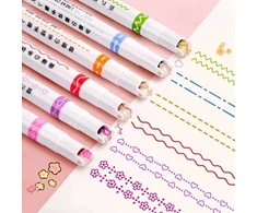Kidsgifts Pisaki Do Szlaczków Wzorków Flamastry Robiące Wzorki Mazaki Dla Dzieci 6szt