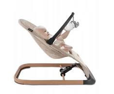 KIDWELL LARO sulankstomas BABY BACKET BACKET 2 TOYS BEIGE GALVUTĖS