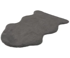 Kilimas COSY 500 Pilkas, 90 x 60 cm, 100 % poliesterio