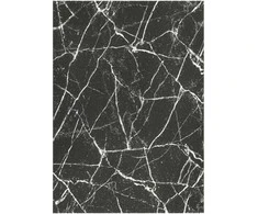 Kilimas CREYA ELLE, 230 x 160 cm, juodos sp., 100% perdirbto poliesterio