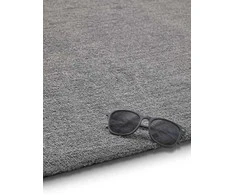 Kilimas CREYA FEEL, 150 x 80 cm, t. pilkos sp., 100% poliesterio