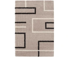 Kilimas CREYA GIPSY, 170 x 120 cm, rusvos sp., 100% perdirbto poliesterio