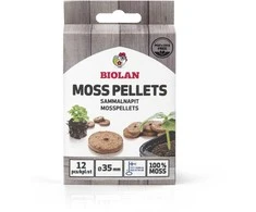 Kiminų tabletės sėkloms daiginti Biolan Ø35mm/12vnt.