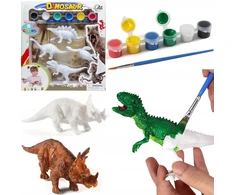 Kinderini DINOZAURŲ FIGŪRĖS DAŽYMO KŪRYBINIAM DINOZAURŲ RINKINYS DAŽAIS