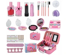 Kinderini KAVOS RINKINYS NAGU MAKEUP KOSMETIKA MAKIAŽAS VAIKAMS ŠEŠĖLIAI