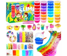 Kinderini SLIME, KURIAMAS SLIME MEGA KŪRYBINIS RINKINYS XXL 28 SLIME SLIME DOVANA