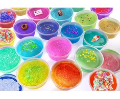 Kinderini SLIME, KURIAMAS SLIME MEGA KŪRYBINIS RINKINYS XXL 28 SLIME SLIME DOVANA