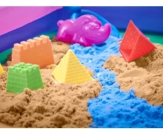 Kinetic Sand 5kg SET Sandbox Formelės Mentele Kaušas BibiMoon