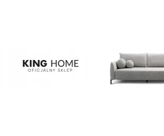King Home Ares banketinė kėdė, mėlyna / sidabrinė