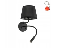 Kinkiet do czytania su USB MAJA Juodas 10203 TK Lighting