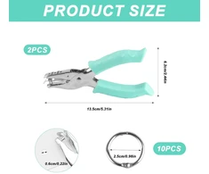 KIRUŠĖS PERFORMACIJA 2 VIENETAI 6 MM METALINIS ERGONOMINIS VADOVAS VIENOS KIRUŠĖS BAKAS