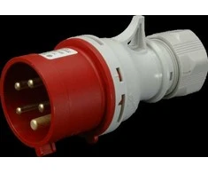 Wtyczka Kištukas SEZ, 5x32A, IP44, 400V, Pilkas/Raudonas