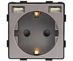 Kištukinis lizdas su USB Feelspot