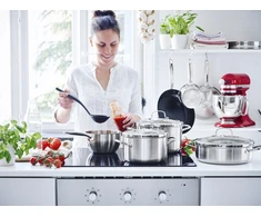 KitchenAid Chef's Proline Puodas 18cm 2l su dangteliu sriuboms ir padažams virti