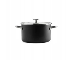 KitchenAid plieno šerdies puodas 20cm 3,7l su dangteliu, emaliuotas, indukcinis, dujinis