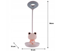 Kite LED LIETUVIMAS NAKTINIS STALINIS LEMPAS MOKYKLINĖMS USB BEVIELIAMS VARLIŲ AITVARAS