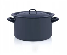 Klasikinis emaliuotas puodas su dangčiu 28 cm 10 l METALAC