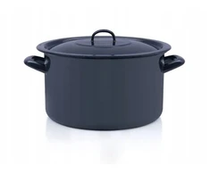 Klasikinis emaliuotas puodas su dangteliu, 34 cm, 23,5 l, METALAC