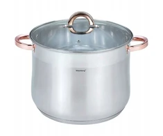 Klausberg GASTRONOMINIS PUODAS, AUKŠTAS 13L 28cm SU dangteliu, INDUKCINIS, Plieninis