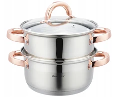 Klausberg Puodas Garintuvas 3 guobų, 18 cm, 2,5 l kb-7725