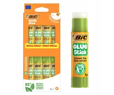 KLEJ BIC GLUE STICK 95% ECOLUSTIONS 8G 8SZT.