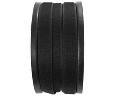 Klijuojama kontaktinė juosta VELCRO, juodos sp., 25 m