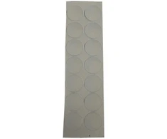 Klijuojamas dangtelis, d-13 mm, baltos sp., 25 vnt.