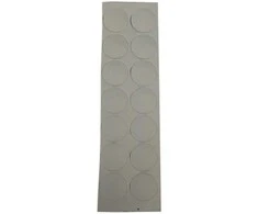 Klijuojamas dangtelis, d-13 mm, baltos sp., 25 vnt.