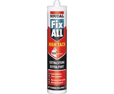 Klijuojantis hermetikas SOUDAL FIX ALL CRYSTAL, bespalvis, 290 ml