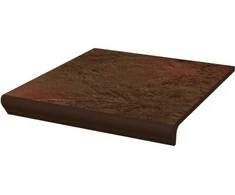 Klinkerio plytelės pakopa SEMIR BROWN STOP PROSTA KAP, 30 x 33 cm