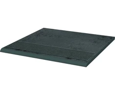 Klinkerio plytelės pakopa SEMIR GRAFIT STOP PROSTA, 30 x 30 x 0,85 cm